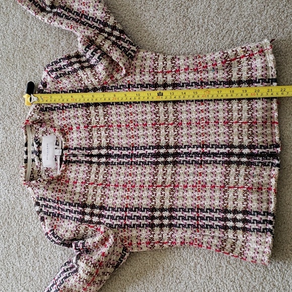 BURBERRY TWEED CHECK JACKET BLAZER - Picture 12 of 12